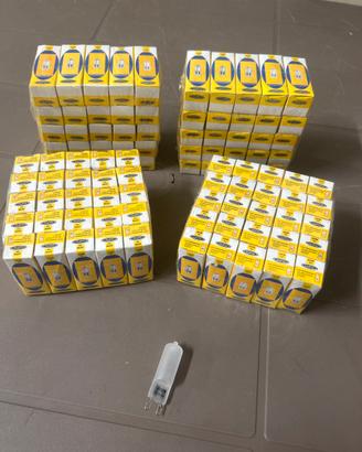 100 lampade G9 40W alogene satinate