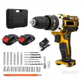 Trapano Avvitatore 21V Max Lithium con 2 batterie