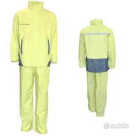 COMPLETO ANTIPIOGGIA DIVISO MOTO SCOOTER GIALLO GI