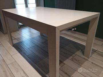 Tavolo cucina Zamagna 140/180 x 85 bianco