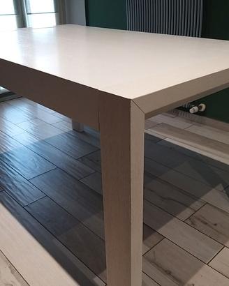 Tavolo cucina Zamagna 140/180 x 85 bianco