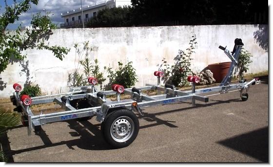 Carrello per barca MTA 650 Kg