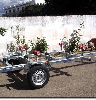Carrello per barca MTA 650 Kg