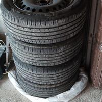 Cerchi in ferro da 16" 5 fori ET52 + Gomme estive.