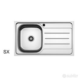 lavello da incasso inox 80 x 50 