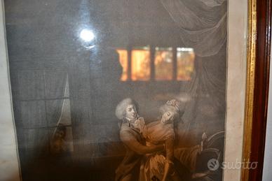 Quadro stampa francese del 1700