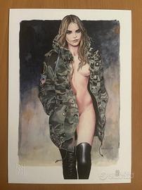 Milo Manara omaggio a Cara Delevingne