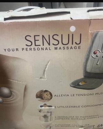Sedia massaggiante schiena Imetec