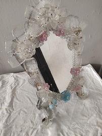 Specchiera anni 50-60 vetro murano