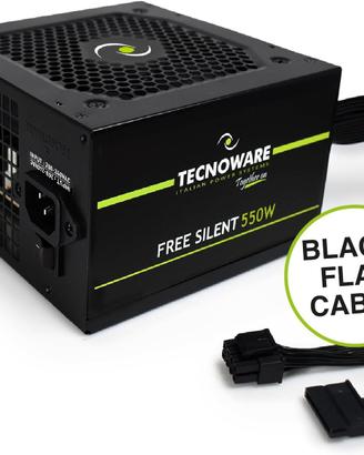 Tecnoware Alimentatore ATX Free Silent 550 (NUOVO)
