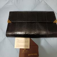 Borsa di vera pelle pitone 