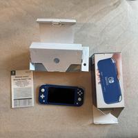 Nintendo switch lite blu con scatola originale