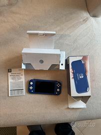 Nintendo switch lite blu con scatola originale