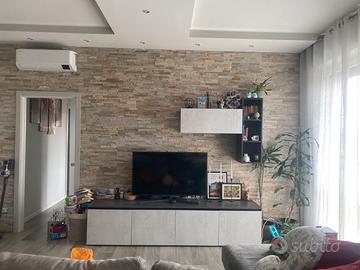 Elegante parete attrezzata soggiorno Creo/Lube