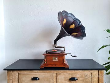 🎶 Grammofono stile antico, d'epoca, vintage ✨