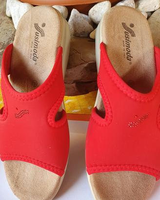 Ciabatte comode Susimoda tomaia in Lycra elasticiz