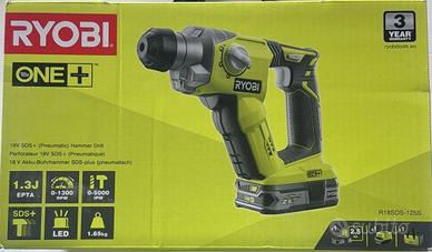TASSELLATORE SDS-PLUS RYOBI 18V 1X2,5AH COMPLETO