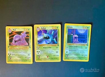 Pokémon Set Fossil Muk 1ma Ediz, Golbat, Grimer