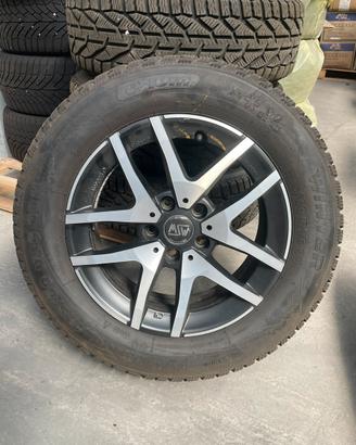 Cerchi in lega MSW by OZ 16” + Gomme invernali