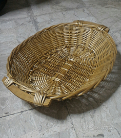 Cesto in vimini - Porta oggetti (Anni 50)