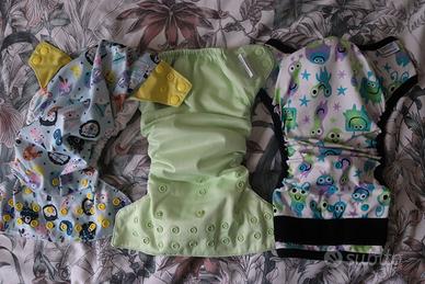 3 pannolini lavabili All In One