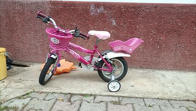 BICICLETTA BAMBINA con rotelle