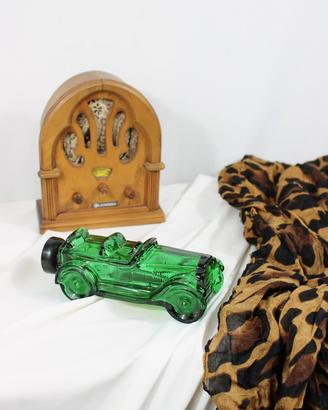 Bottiglia in Vetro a firma di macchina Vintage