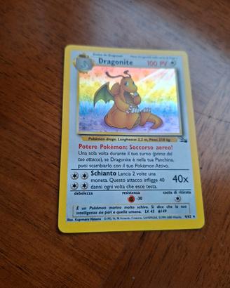 Dragonite 4/62 Card Pokemon Fossil 2000