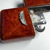 Zippo originale 1992 con custodia in radica artigi