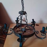 lampadario rustico cuntry