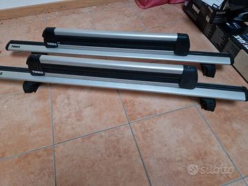 barre Thule + attcacchi Grandland + portasci Thu