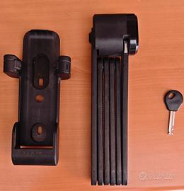 lucchetto pieghevole per bici 