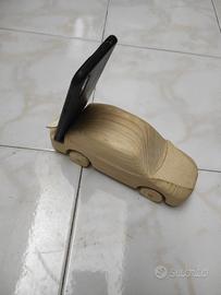 Auto In Legno Porta Cellulare Fatto a Mano 