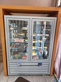 vetrina frigo doppia tutto in vetro