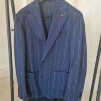 Abito Sartoria Latorre taglia 52 – Blu gessato 