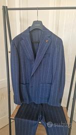 Abito Sartoria Latorre taglia 52 – Blu gessato 