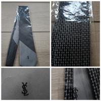 cravatta vintage nuova Yves Saint Laurent 