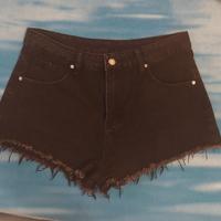 Pantaloncini jeans neri