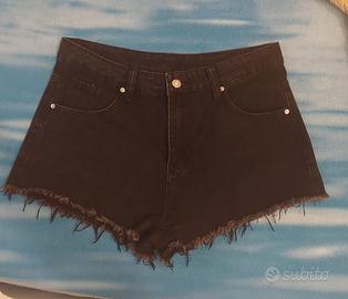 Pantaloncini jeans neri