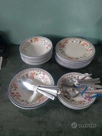 Servizio Piatti Inglesi Vintage STAFFORDSHIRE