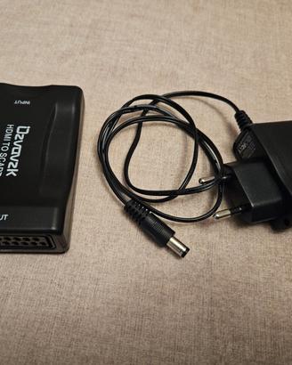 Convertitore HDMI to SCART alimentato, con cavo RC