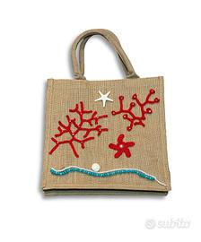 Borsa da mare in juta