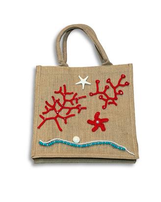 Borsa da mare in juta