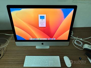 Apple Imac late 2017 i7 ssd 512Gb Ram 8Gb
