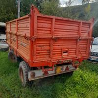 RIMORCHIO AGRICOLO 2 ASSI RIBALTABILE targato