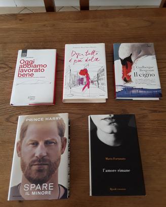 5 libri belli moderni come nuovi 