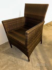 Set 2 poltrone da giardino/terrazzo