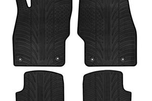 24460 Set tappeti su misura in gomma - compatibile
