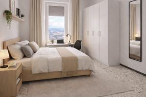 Camera per una/uno studente o lavoratore/trice