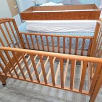 Lettino Polloni in legno con materasso - ottime co